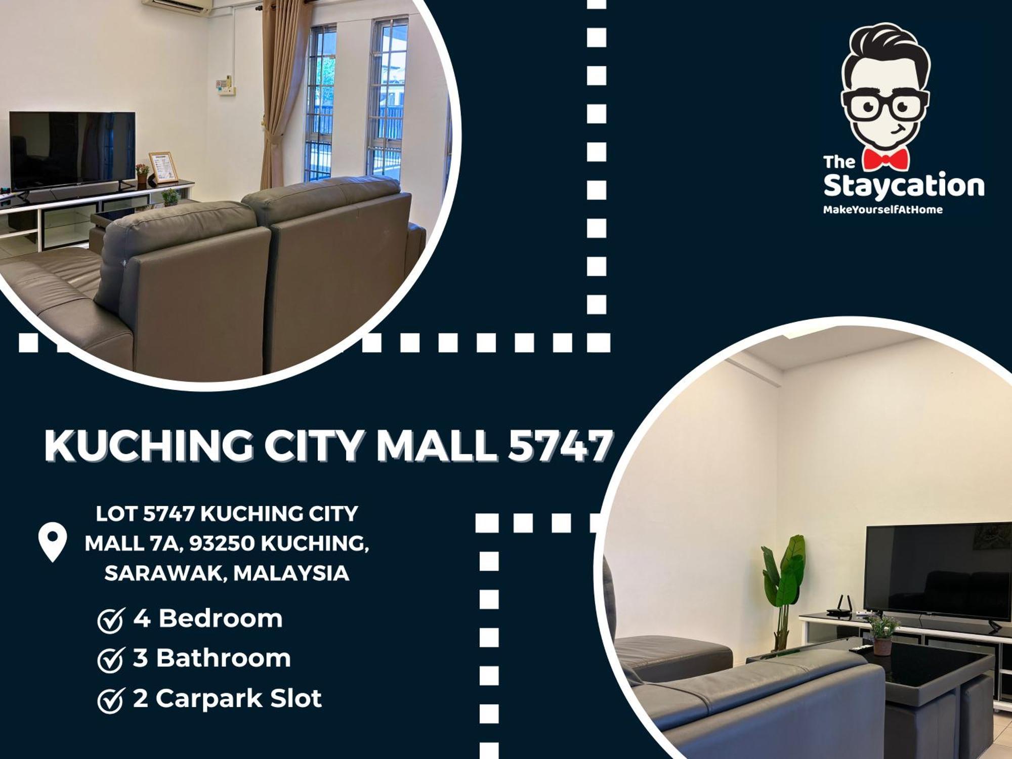 Staycation Homestay 15 Kch City Mall Landed House Кучинг Экстерьер фото